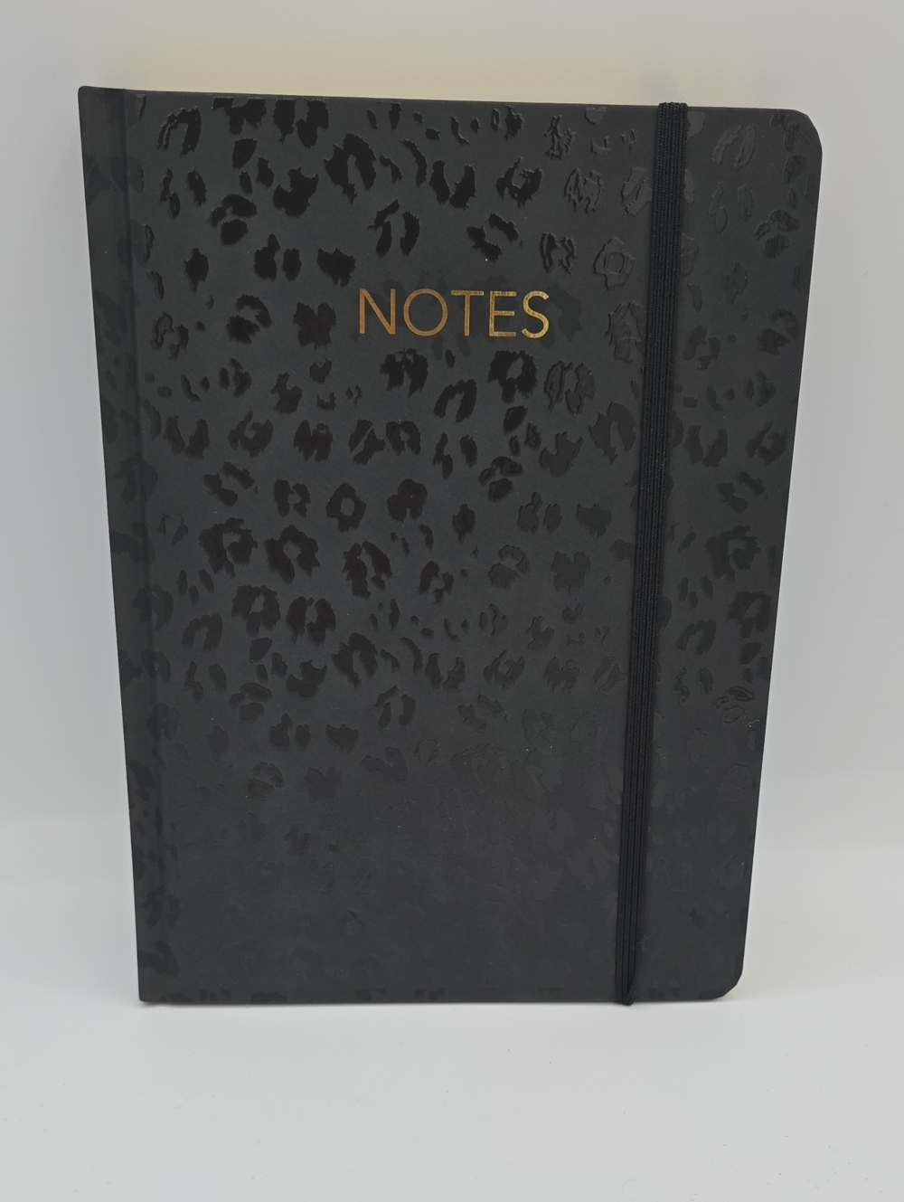 Threshold Black Leopard Print Notebook W Gold Trim 120 Sheets